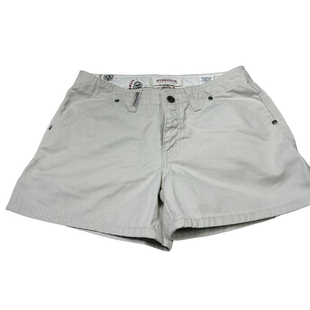 Hydraulic Light Khaki Cargo Shorts Casual Classic Modest Women's Size 6